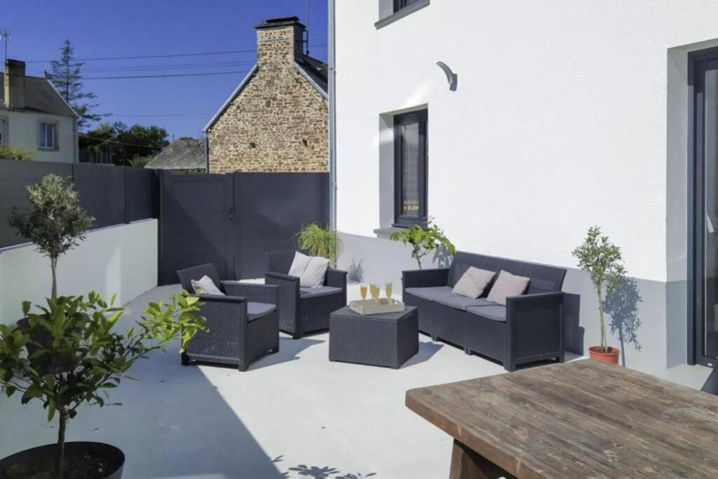 Maison De 2 A 8 Personnes 5 Chambres Portbail Luaran gambar